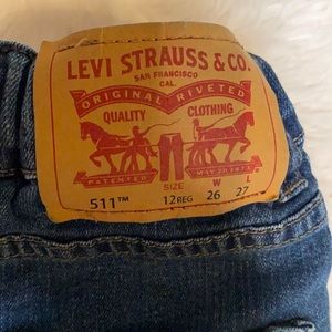 4 pair Boys Levi jeans size 12